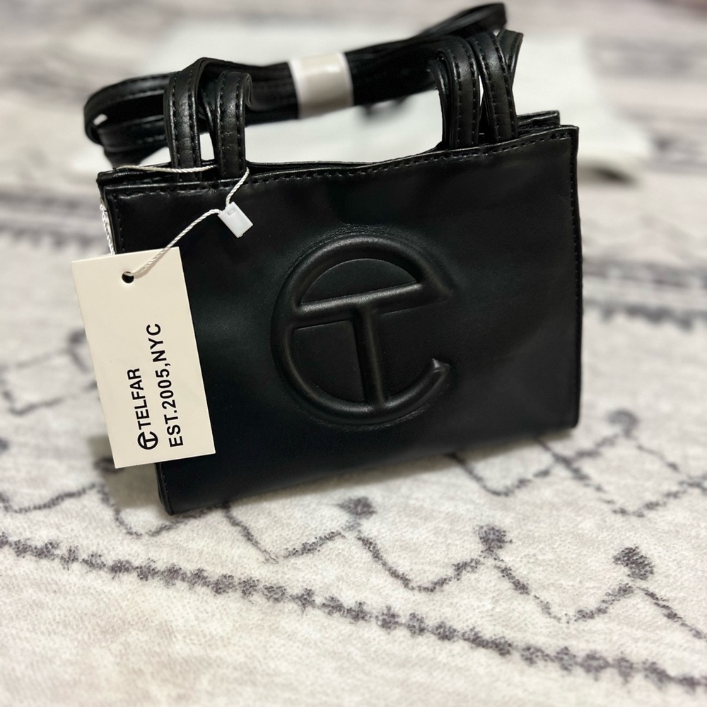 Telfar Small black Shopping Bag Vegan Leather